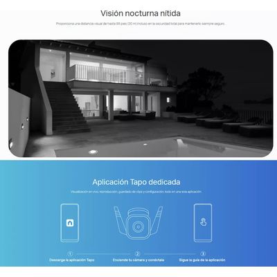 Imagen 2 del producto Cámara De Seguridad Tapo C310 Wi-Fi 2k Visión Nocturna