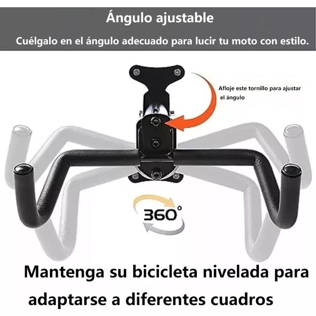TNAKIEX - Porta Bicicletas Para Muralla Colgador De Bicicleta