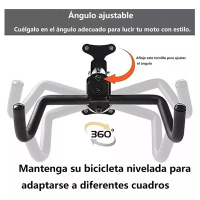 Imagen 2 del producto Porta Bicicletas Para Muralla Colgador De Bicicleta