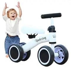 GENERICO - Mini Bicicleta de Equilibrio Andador Sin Pedal Blanco