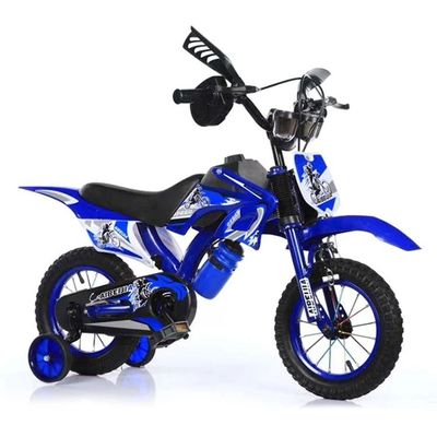 Imagen 2 del producto Bicimoto Infantil Bicicleta Aro 16 Sonido Como Motor AZUL