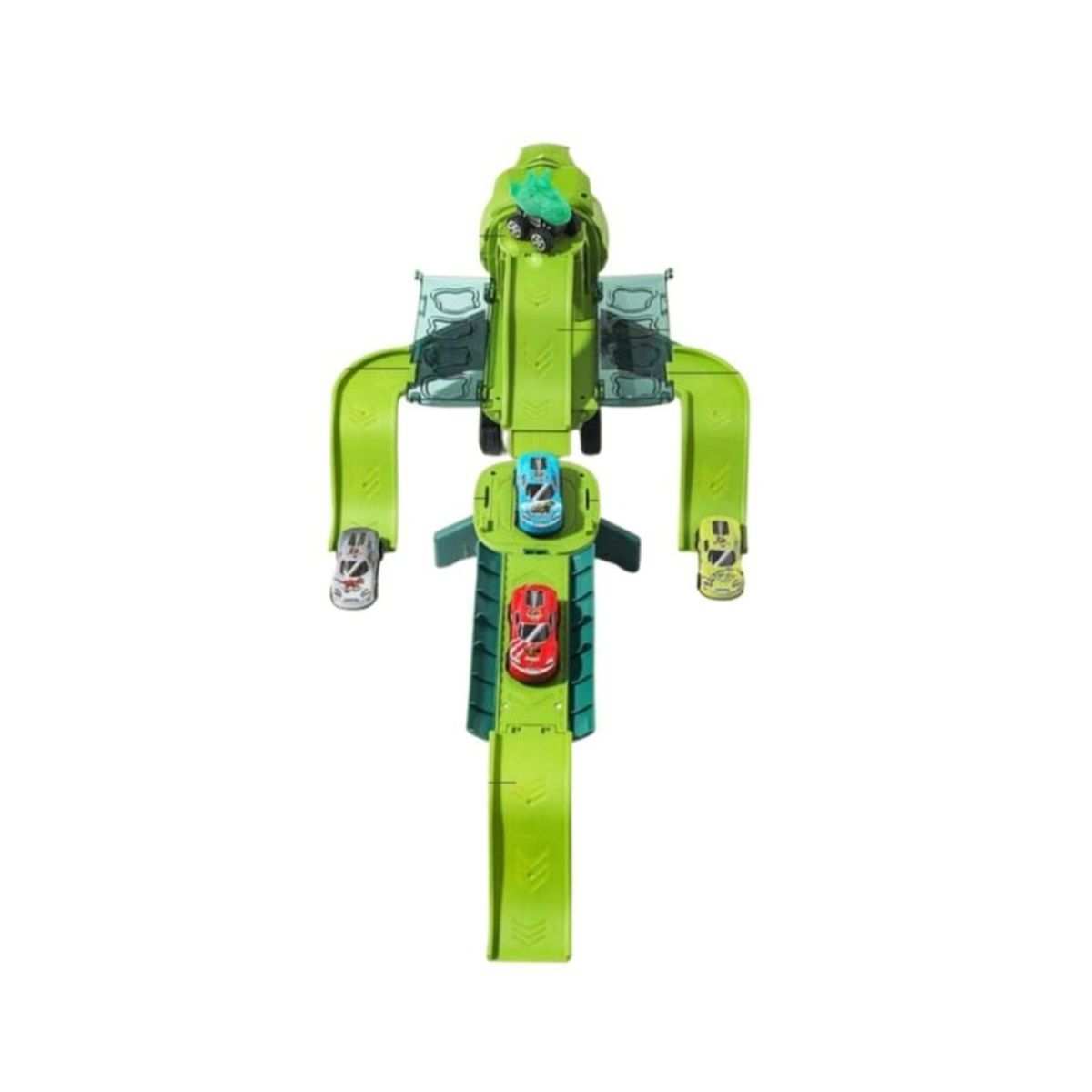 GENERICO - Pista Dinosaurio Track Storage Carros Convertible Avion Niño