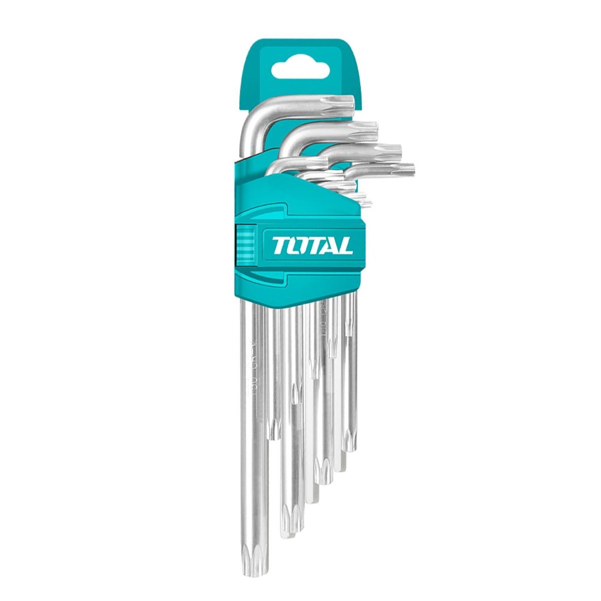 TOTAL TOOLS - Set llaves estrella T10-T50 largas 9pzas TOTAL