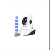 GENERICO - Camara IP Seguridad Wifi HD Robotica 3 Antenas