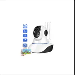 GENERICO - Camara IP Seguridad Wifi HD Robotica 3 Antenas