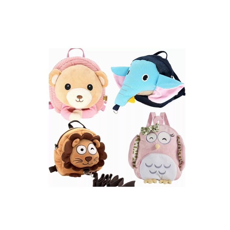 GENERICO - Mochila Arnes De Seguridad Antiperdida Niños 15m Elefante