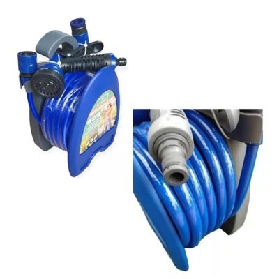 Imagen 2 del producto Kit De Riego Lavado Manguera Con Soporte Y Pistola 10 Metros