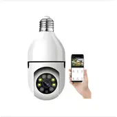 GENERICO - Cámaras De Seguridad Wifi Cámara Ip Cámaras De Vigilancia Ampolleta