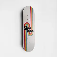 GENERICO - Cuadro Mural Tabla Skate Good Vibes
