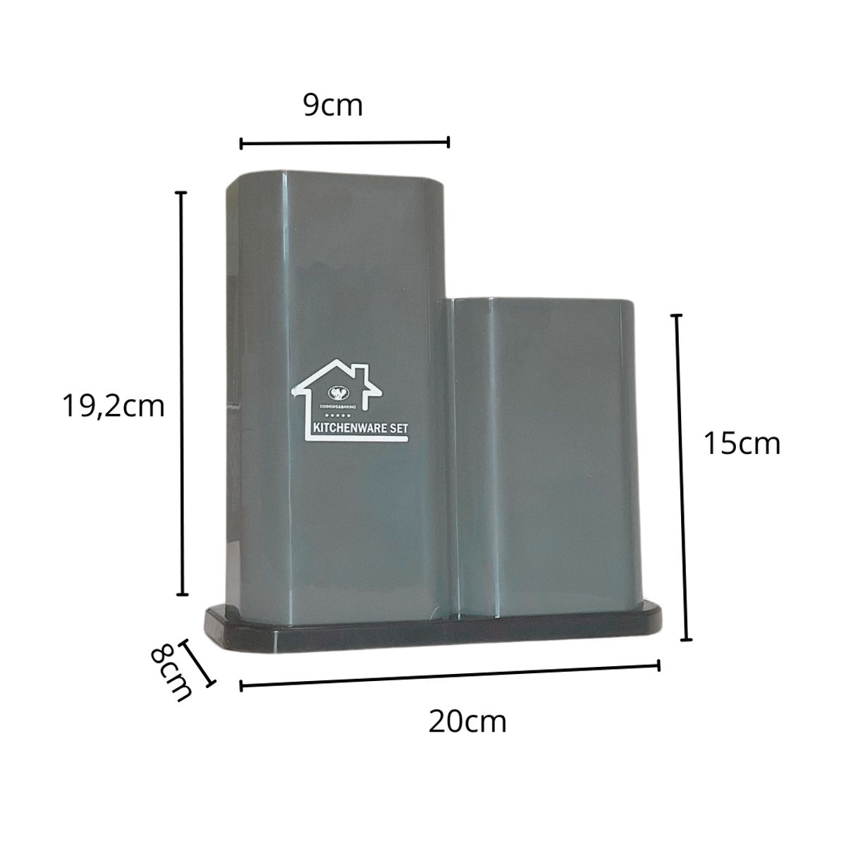 GENERICO - Set De Utensilios De Cocina Silicona 19 Piezas + tabla