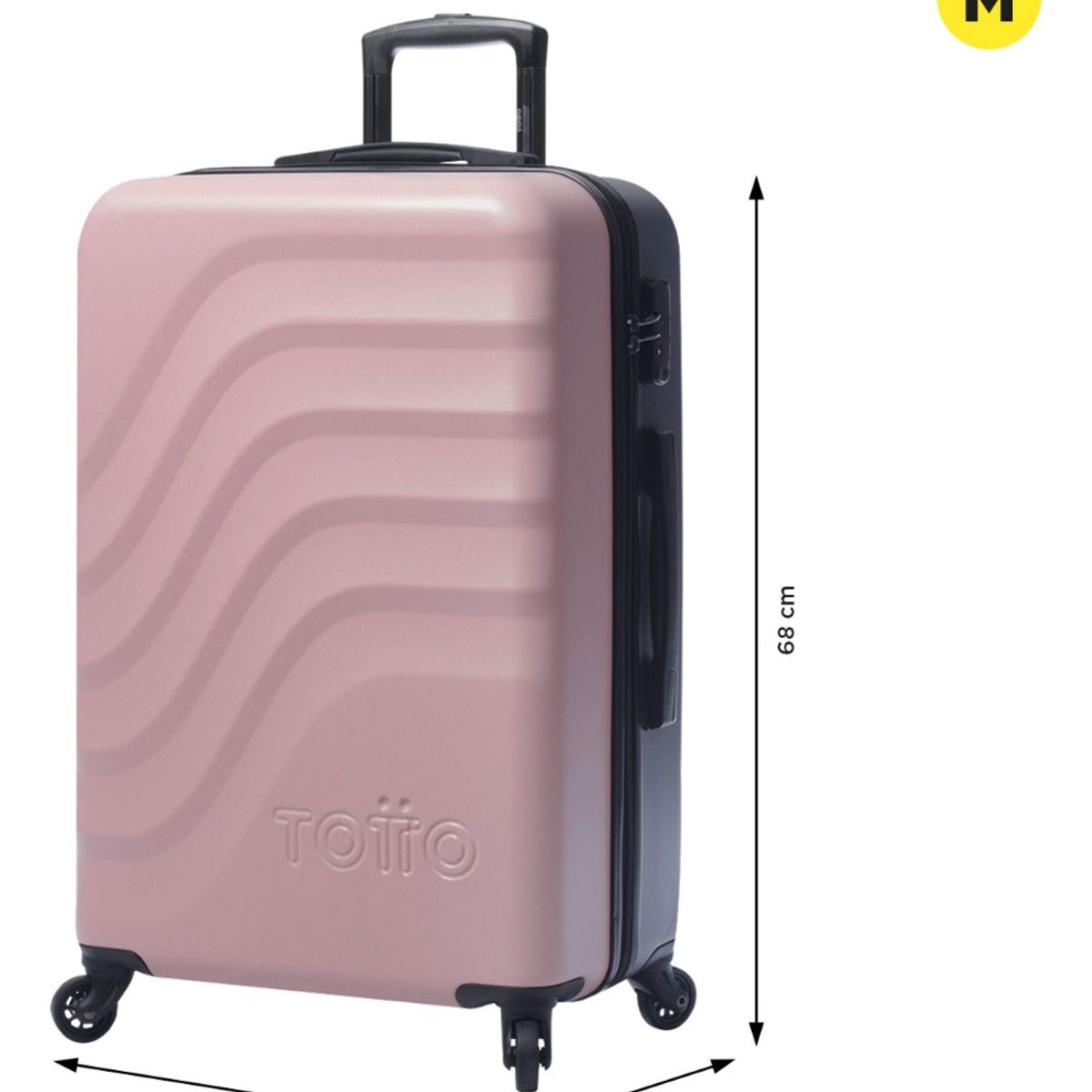 TOTTO - Totto Maleta Mediana Carry On Extensible 4 Ruedas 360 Baz002