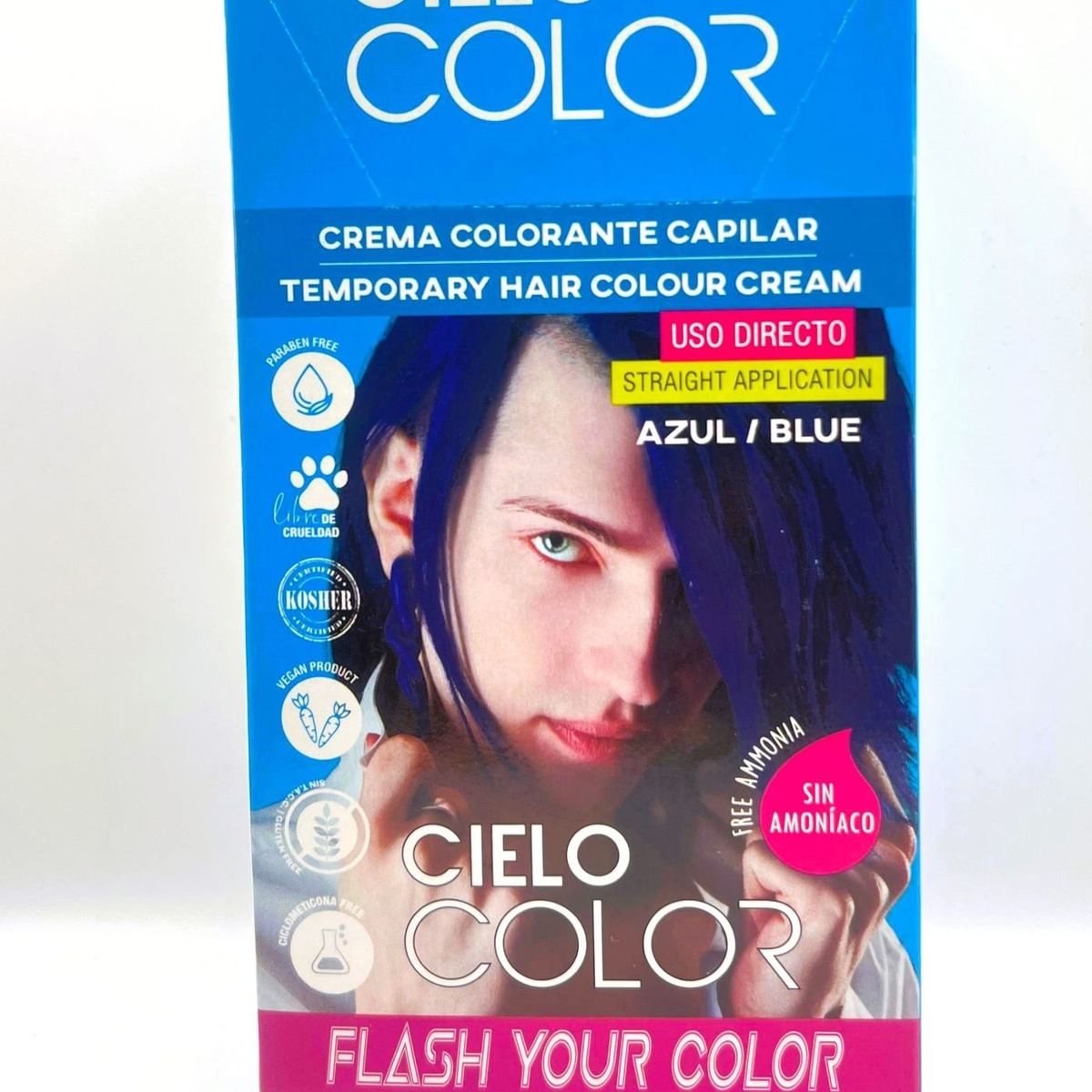 OTOWIL - Tinte Cielo Color Sin Amoniaco Tono AZUL - 50gr Otowil