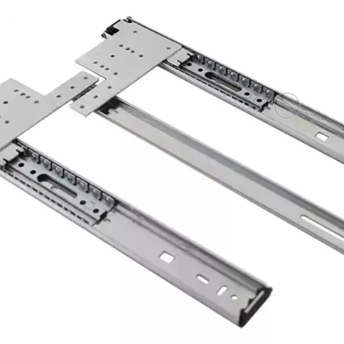 GENERICO - Corredera Telescópica Pocket Door 35 cm 1.2 mm 35 kilos