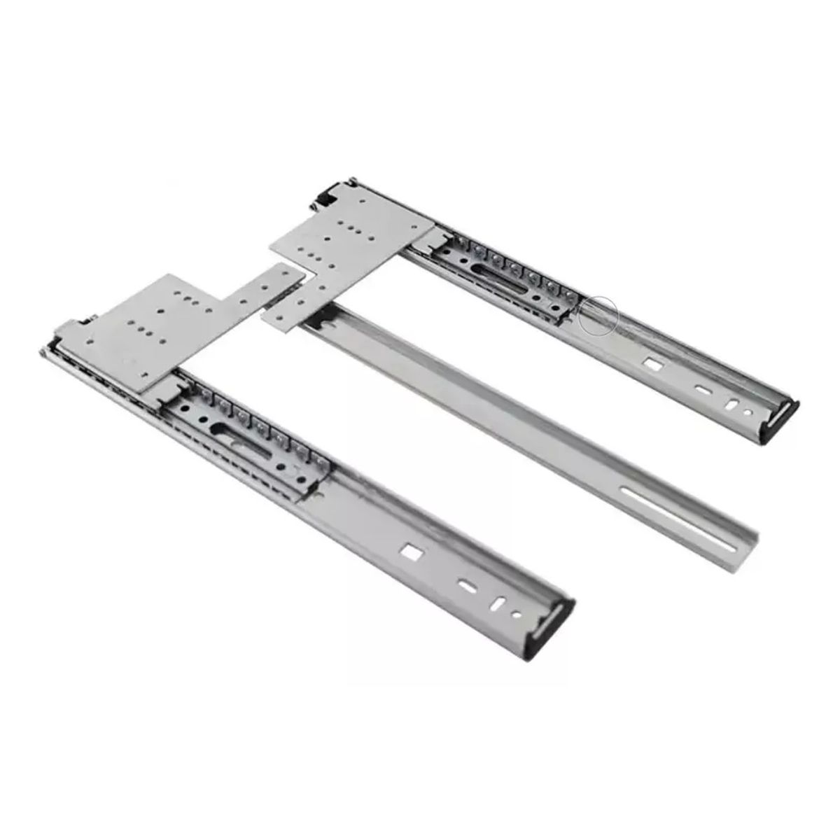 GENERICO - Corredera Telescópica Pocket Door 35 cm 1.2 mm 35 kilos