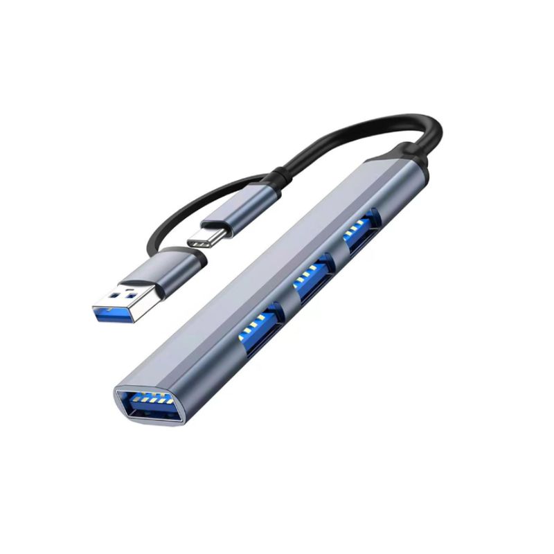 PHILCO - Hub Philco 37186 USB to USB-C 4 puertos USB 3.0