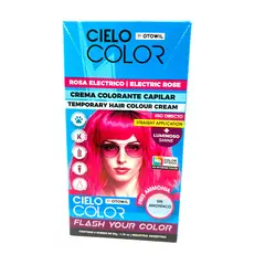 OTOWIL - Tinte Cielo Color Sin Amoniaco Tono ROSA ELECTRICO - 50gr