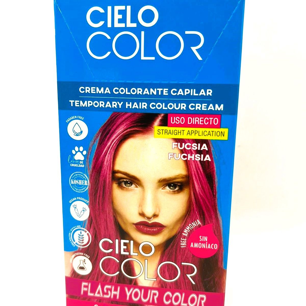 OTOWIL - Tinte Cielo Color Sin Amoniaco Tono FUCSIA - 50gr Otowil