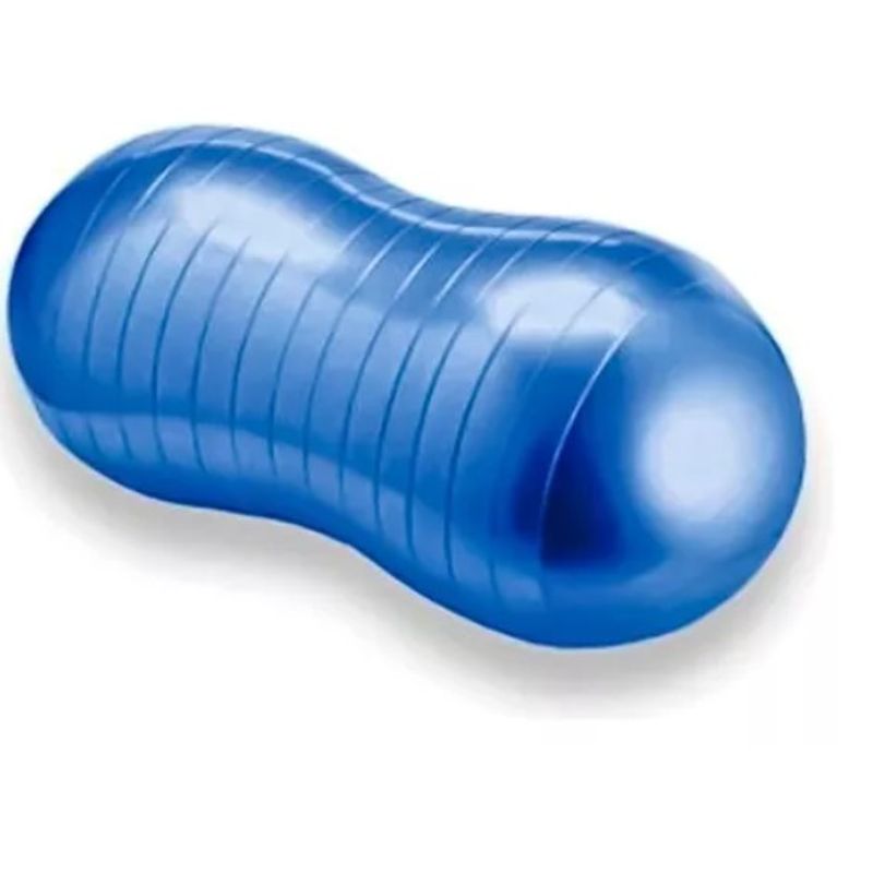 VHEX - Pelota Pilates Yoga Forma Cacahuate 85 Cm Color Azul Gym