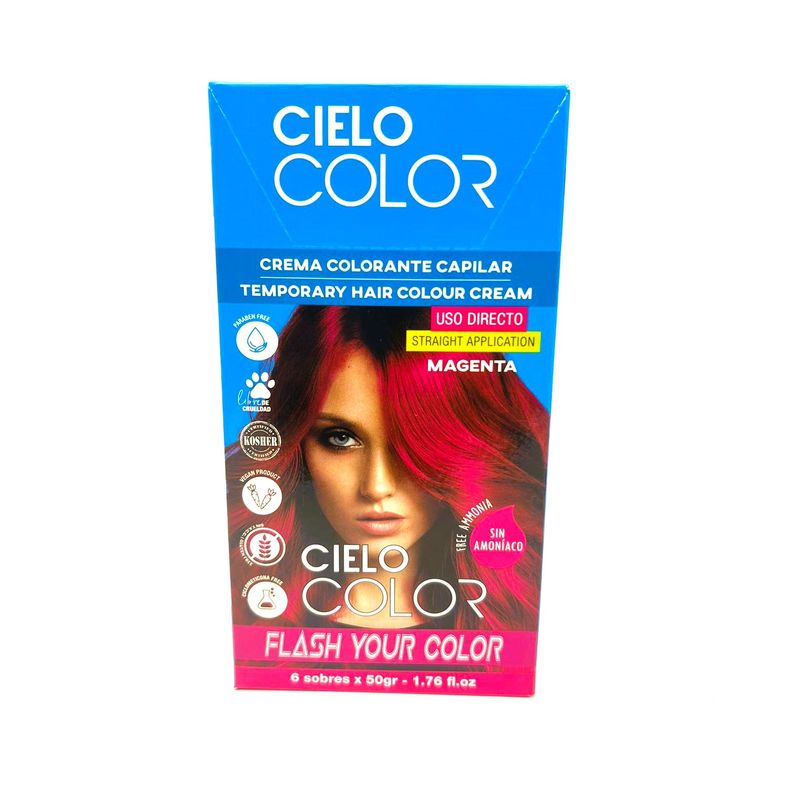 OTOWIL - Tinte Cielo Color Sin Amoniaco Tono MAGENTA - 50gr Otowil