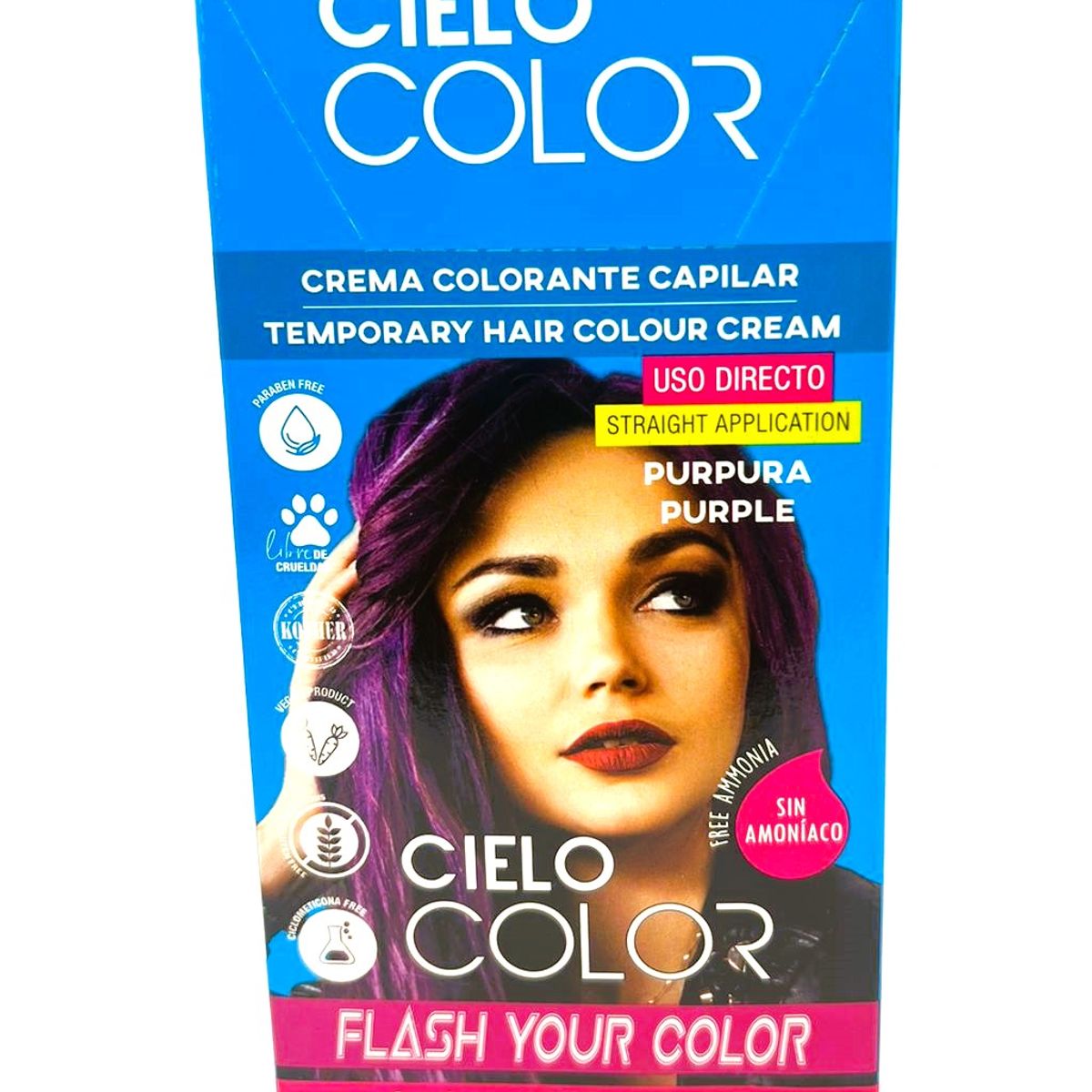 OTOWIL - Tinte Cielo Color Sin Amoniaco Tono PÚRPURA - 50gr Otowil