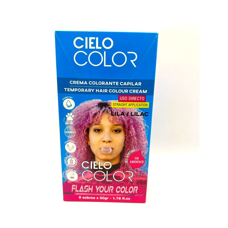 OTOWIL - Tinte Cielo Color Sin Amoniaco Tono LILA - 50gr Otowil