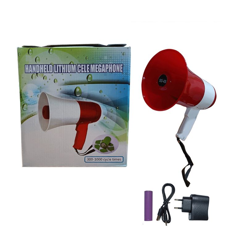 GENERICO - MEGAFONO RECARGABLE HOMEMART