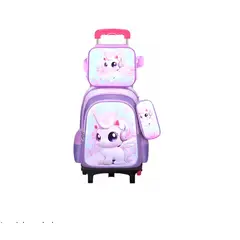 GENERICO - Mochila Escolar Para Niñosniñas Maleta Con Ruedas