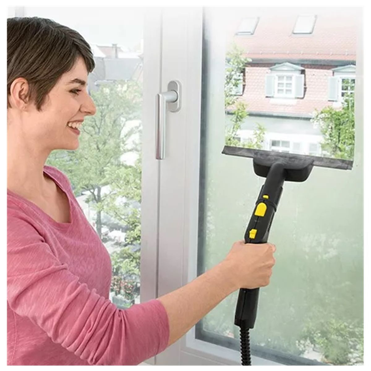 GENERICO - Cabezal Limpieza De Ventana Para  Karcher  Sc1 - Sc5