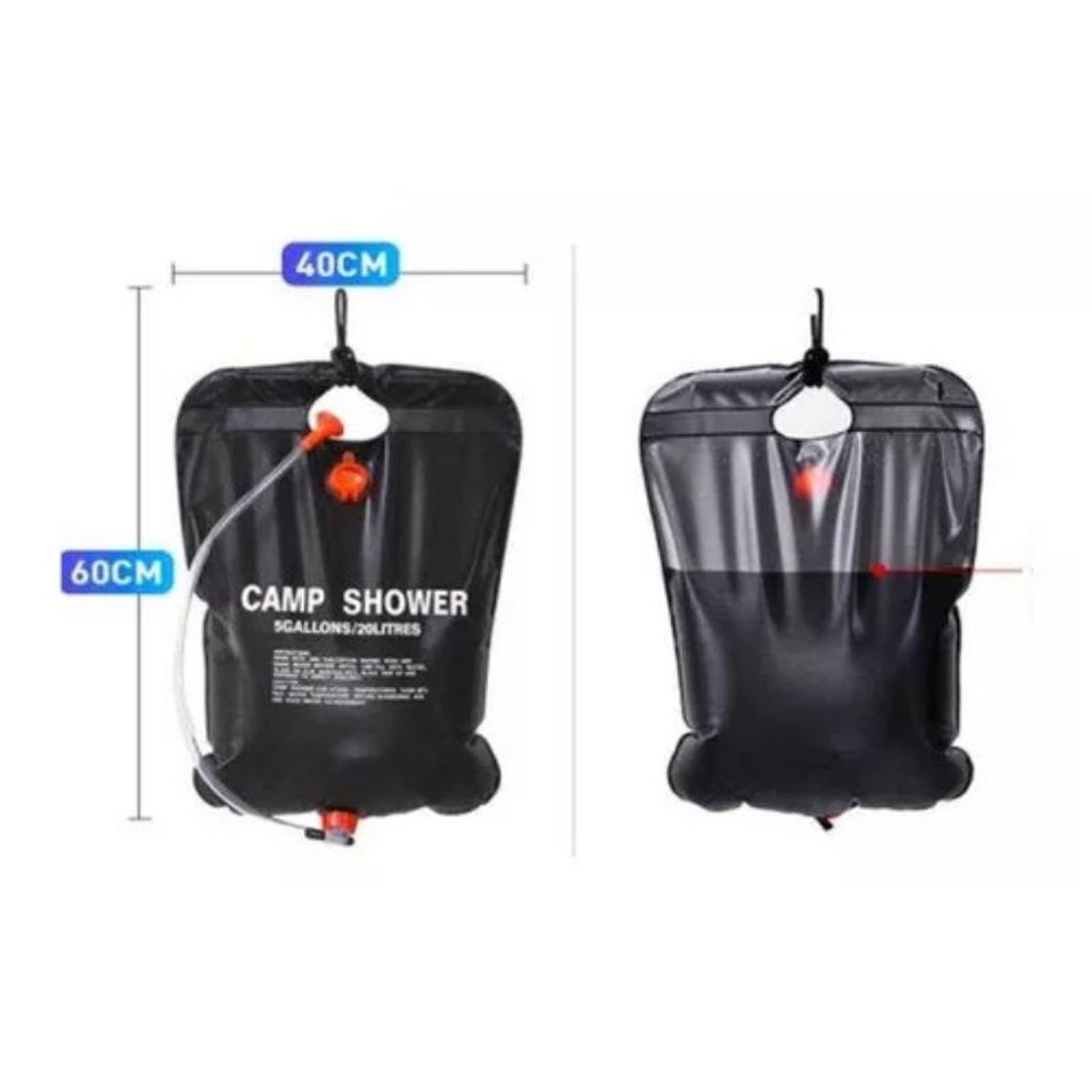 GENERICO - Ducha Portátil Solar Camping Playa 40 L Exterior Compacta