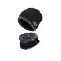 VHEX - Set Calentador Gorro Mas Bufanda De Cuello Invierno Unisex