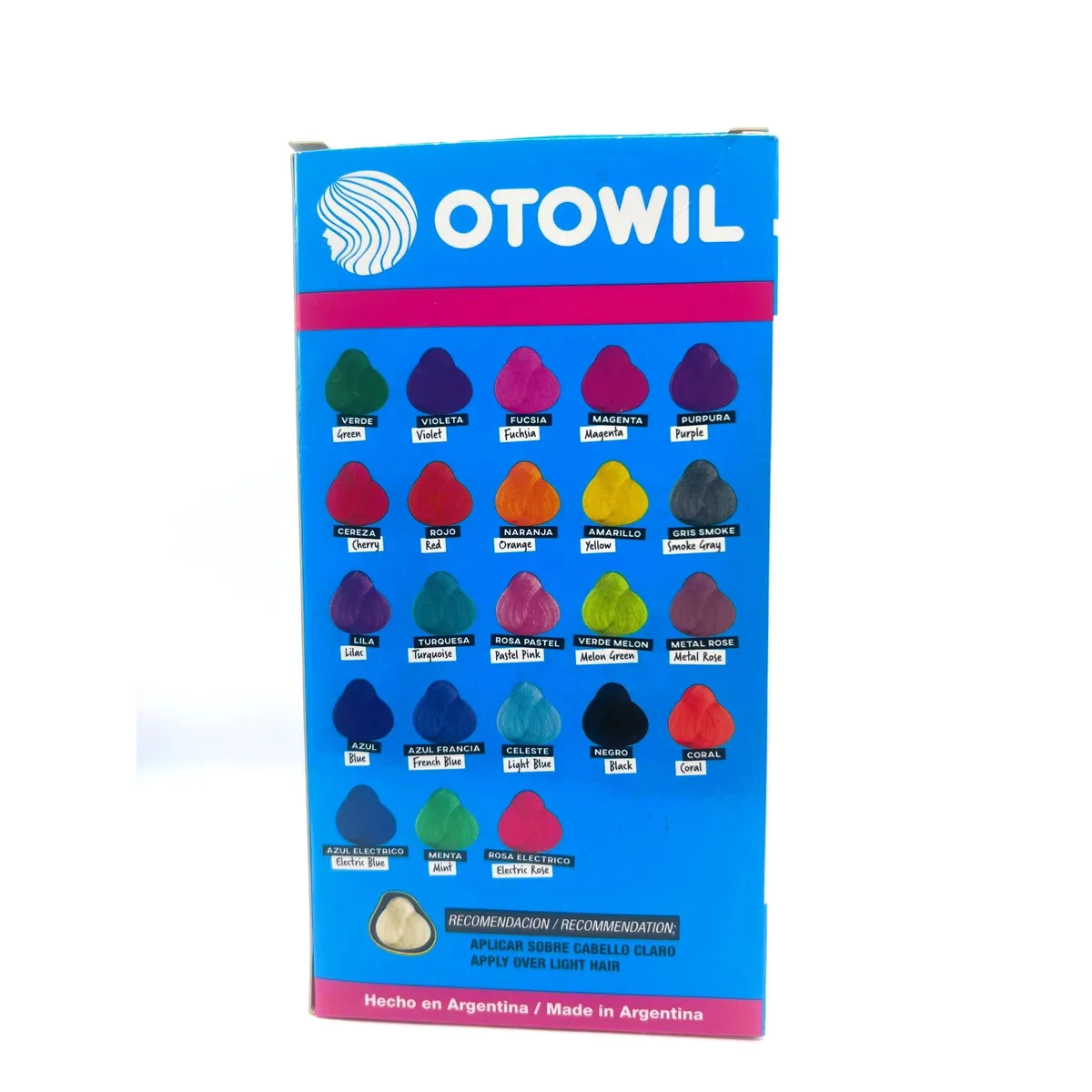 OTOWIL - Tinte Cielo Color Sin Amoniaco Tono NEGRO - 50gr Otowil