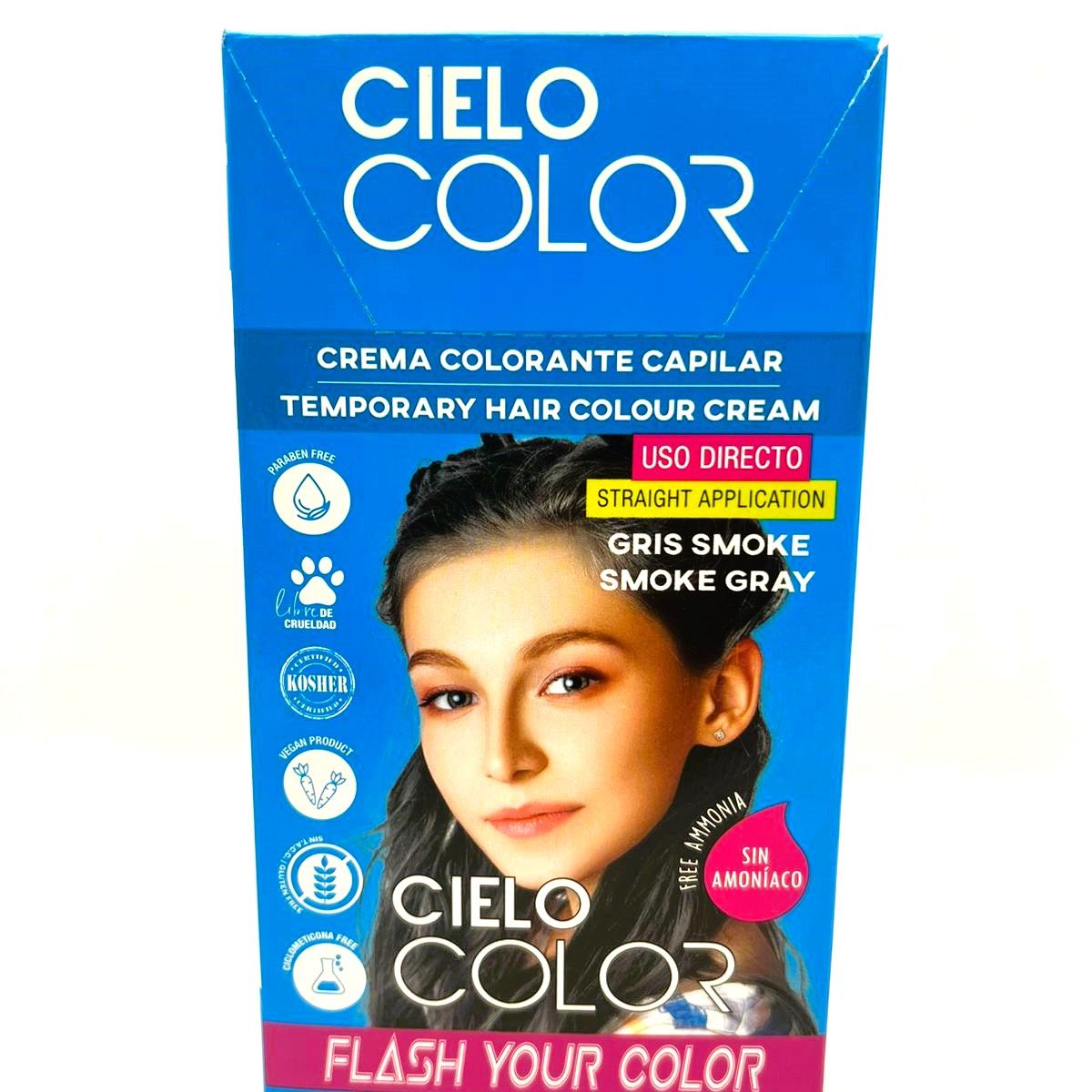 OTOWIL - Tinte Cielo Color Sin Amoniaco Tono GRIS HUMO SMOKE - 50gr Otowil