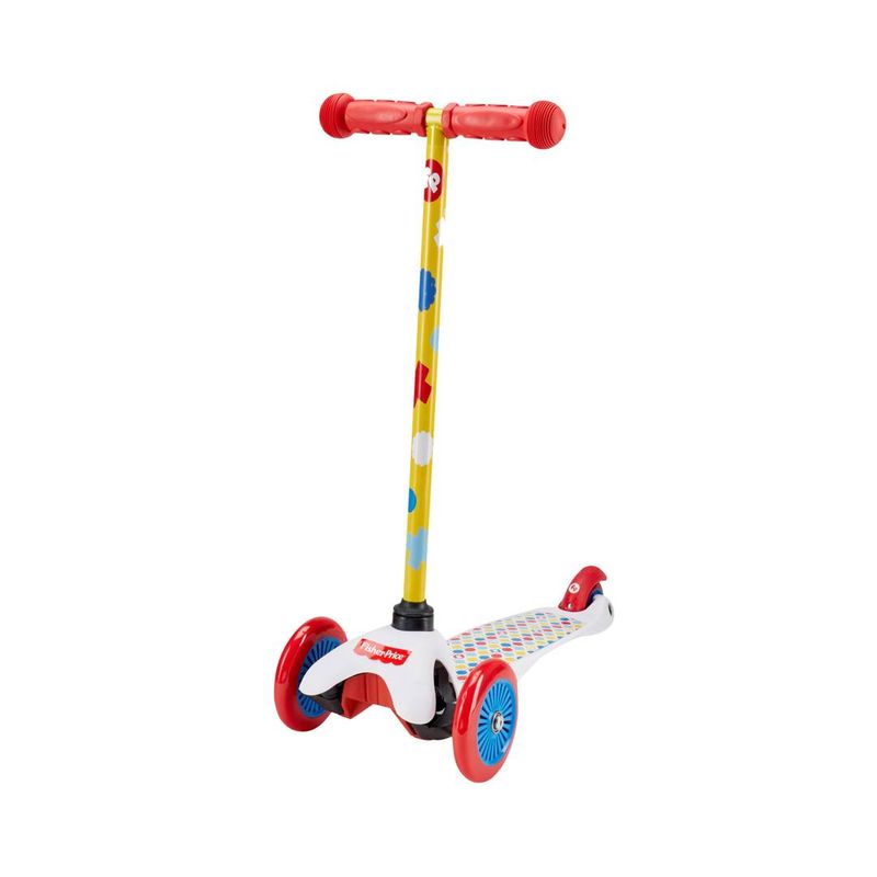 VIVITAR - Scooter Vivitar Fisher Price 3D 3-Wheel Tilt Edad +3 Blanco
