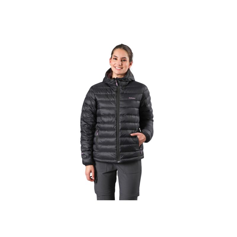 ANDESGEAR - Chaqueta Mujer Cucao Hoody Negro Andesgear