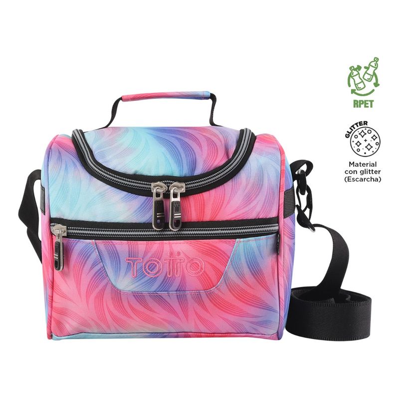 TOTTO - Totto Lonchera Térmica Escolar Niña Rpet Impermeable Eco002