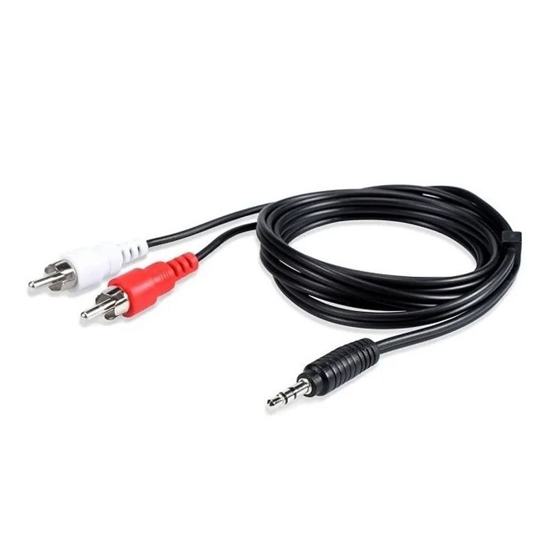 MACROTEL - Cable Auxiliar 3.5 mm a 2RCA MA-3190 -Crazygames