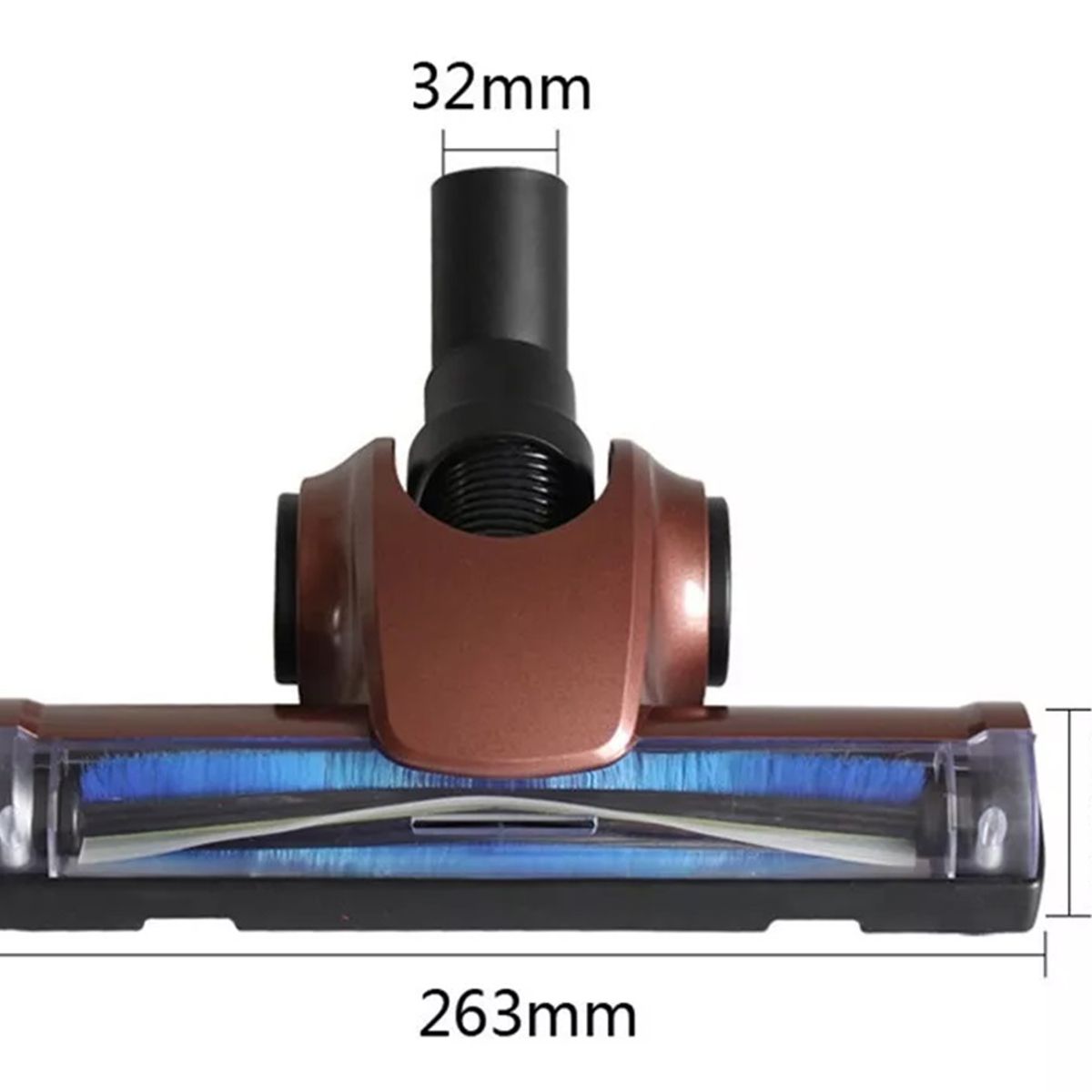 GENERICO - Cabezal Boquilla 32mm Aspiradora  Para Alfombra Quita Pelos Tapiz