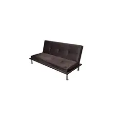 DISEÑOS VALESTRINI - SOFA CAMA FELPA CHOCOLATE