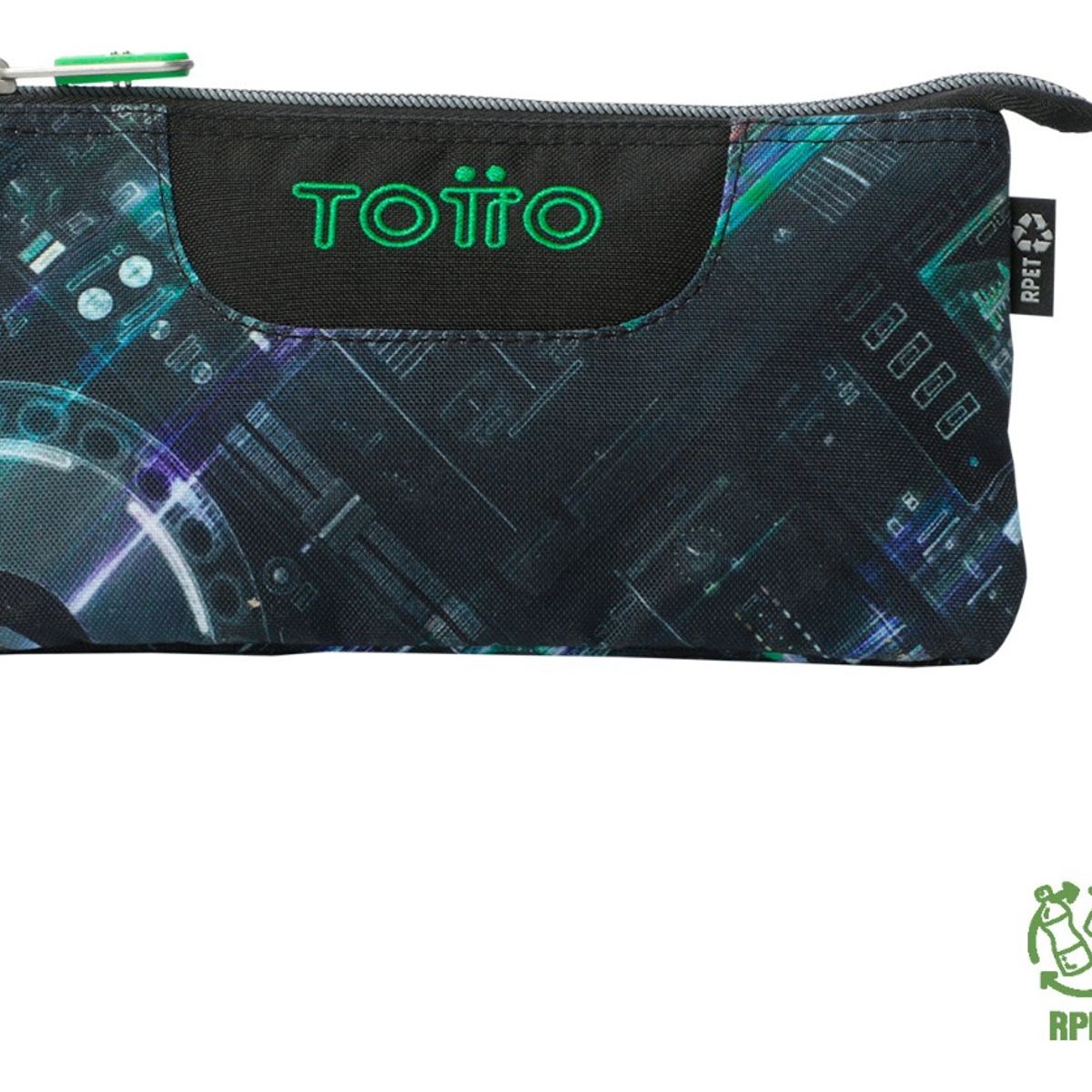 TOTTO - Totto Estuche Escolar para Lapices Rpet Impermeable Tab242