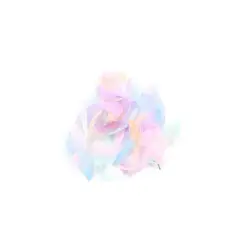 GENERICO - Plumas Decorativas Color Pastel 100pcs