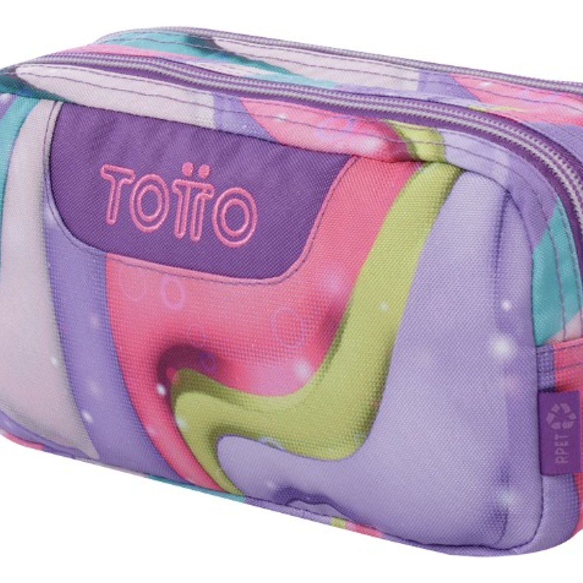 TOTTO - Estuche Organizador de Lapices Escolar Totto Rpet Niña