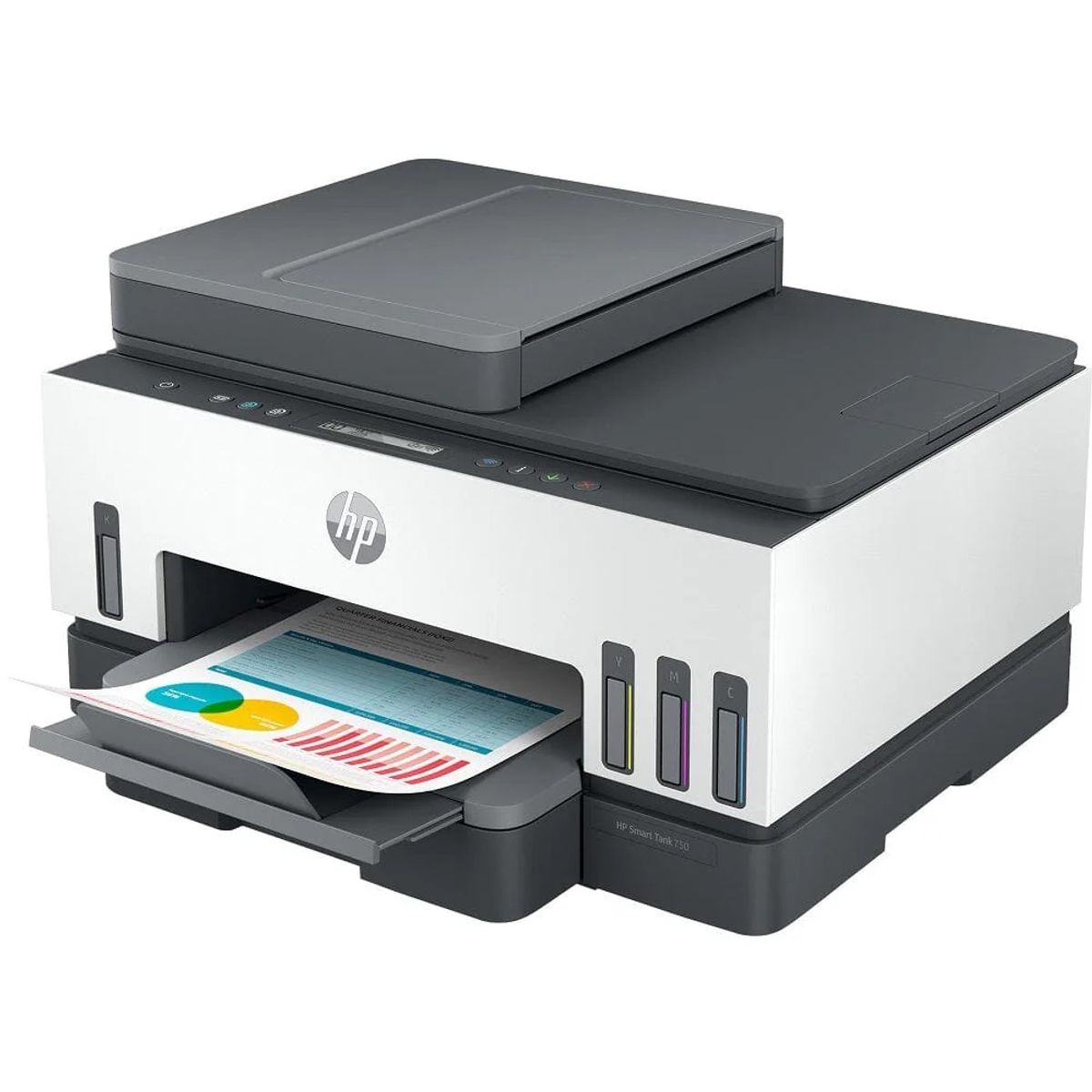 HP - Multifuncional HP Smart Tank 750 Color Wi-Fi Bluetooth USB