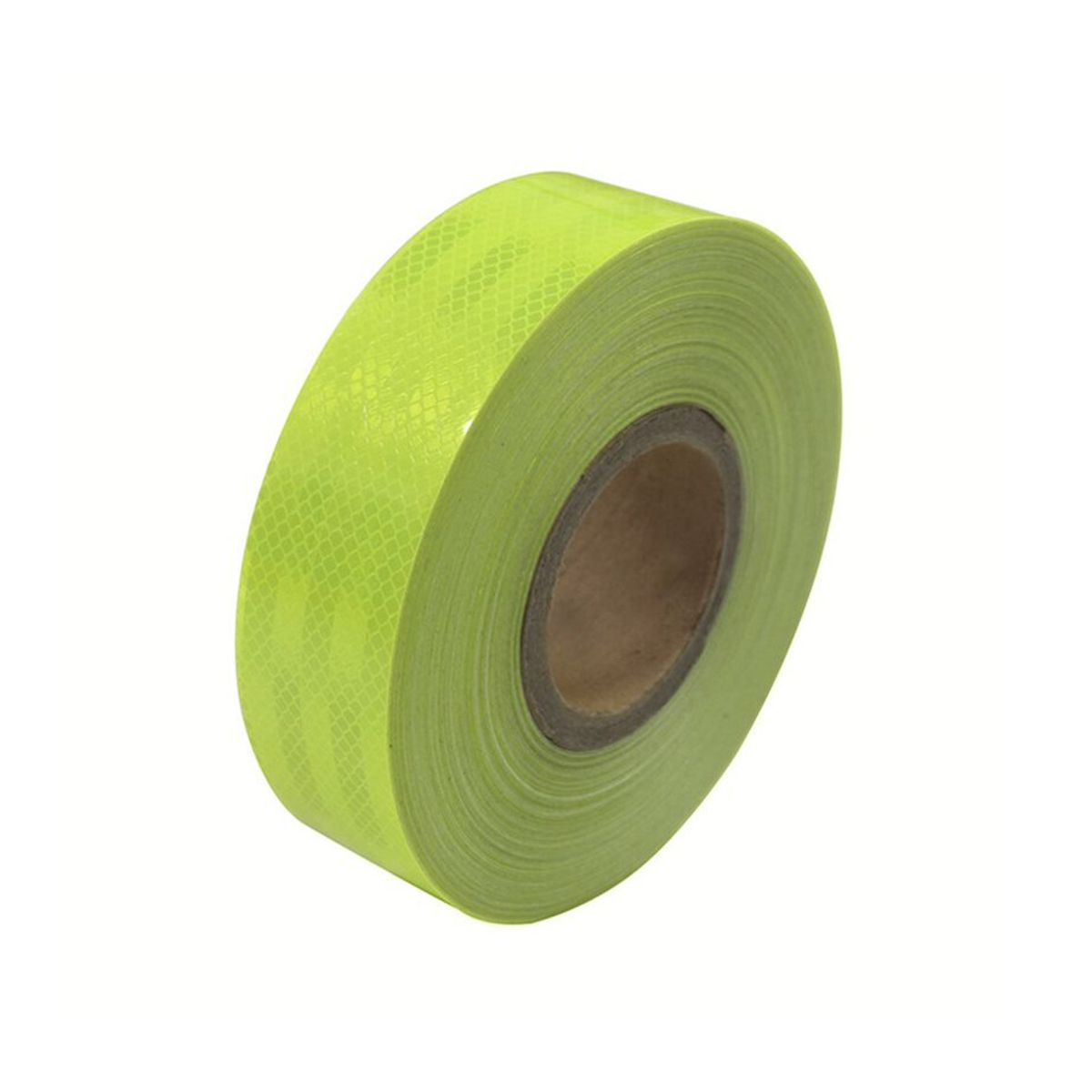 CRONOS - Cinta Reflectante Verde Limón 5 cm x 45 Mts.