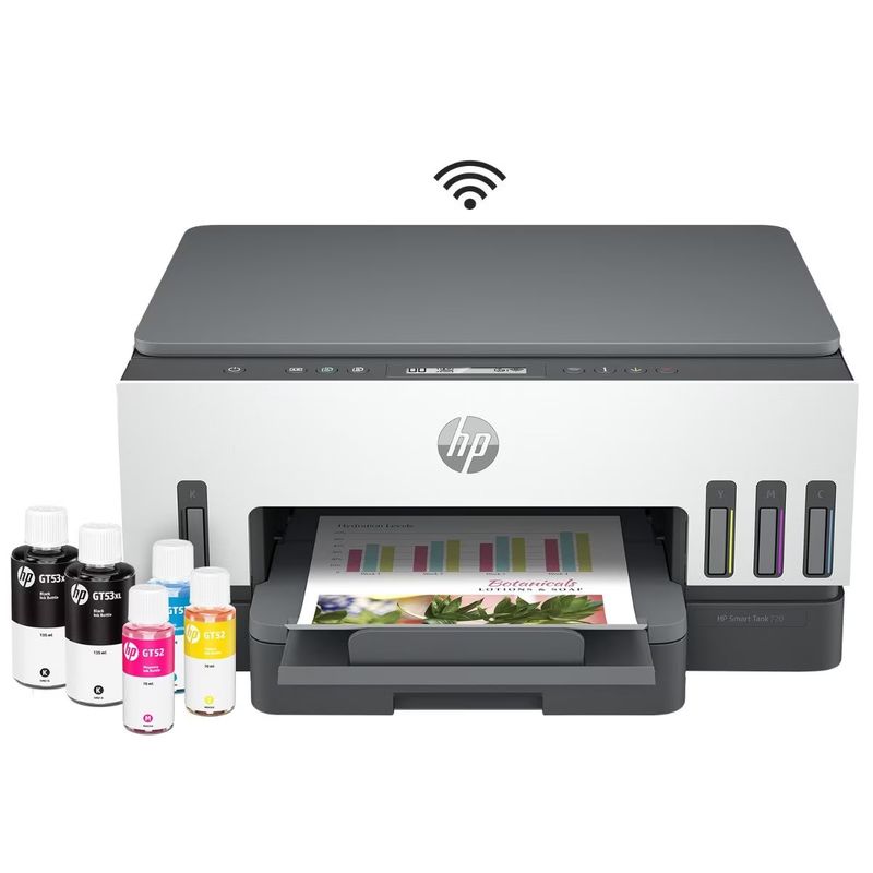 HP - Multifuncional Tinta Continua HP Smart Tank 720 - Gris