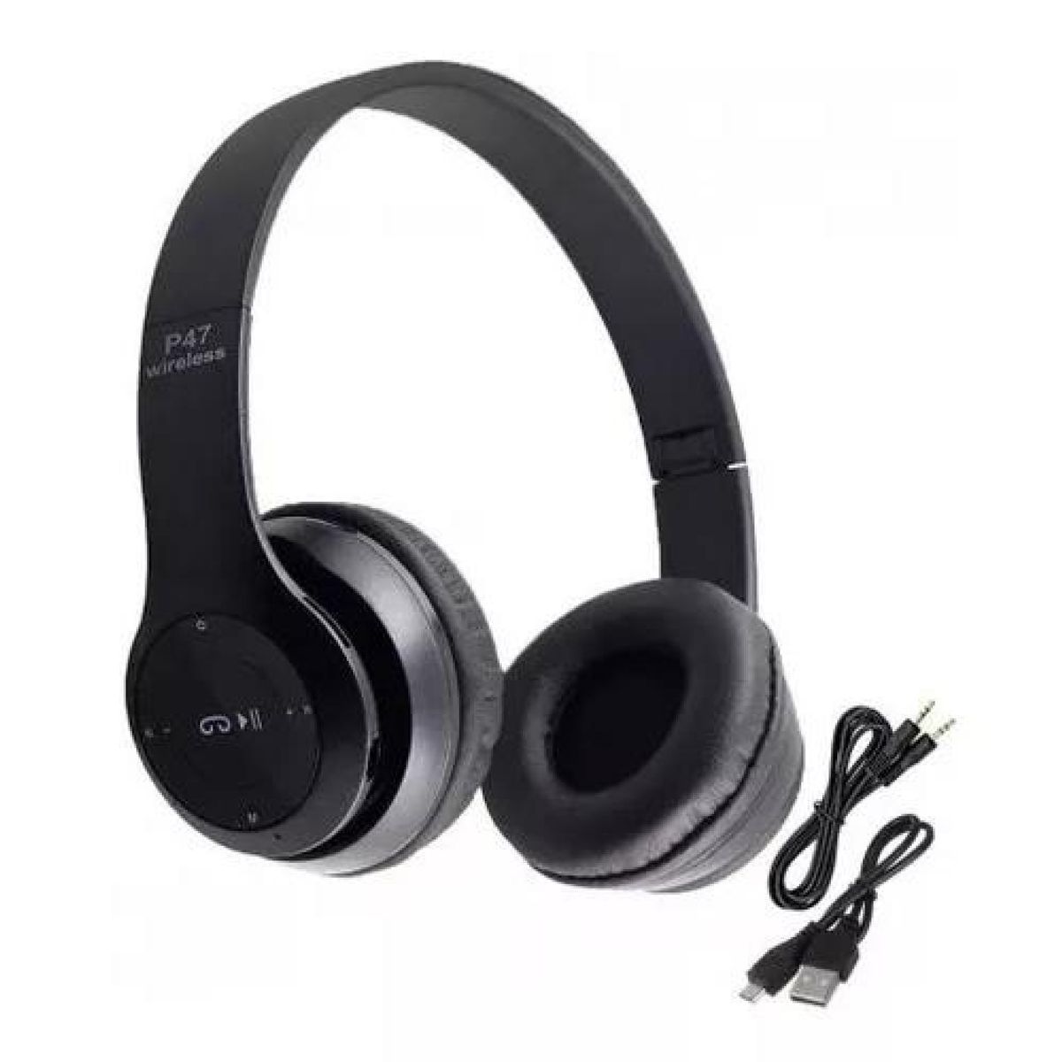 GENERICO - Auriculares Bluetooth para Samsung iPhone Xiaomi Redmi negro