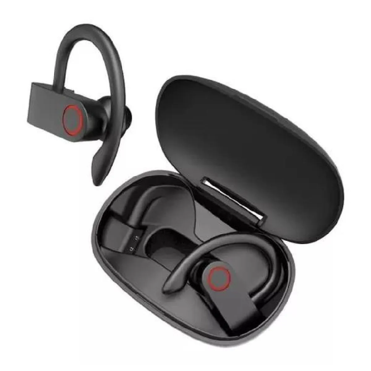 GENERICO - Audífonos Linkon EARSPCHARGE inalámbricos negros