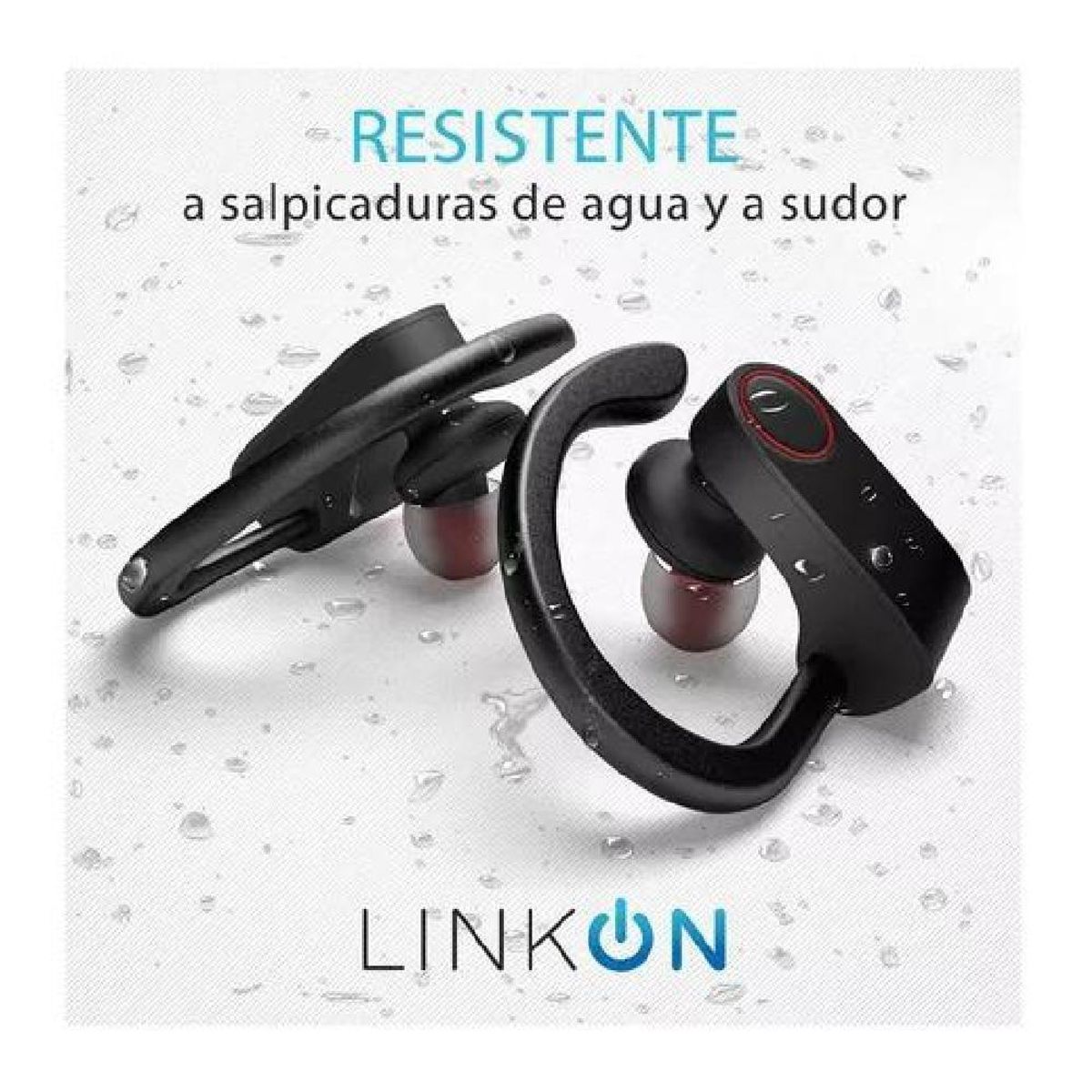 GENERICO - Audífonos Linkon EARSPCHARGE inalámbricos negros