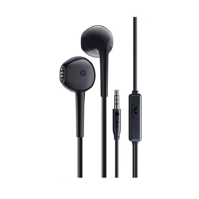 GENERICO - Audífonos manos libres jack 35mm 1 hora AUT117 in-ear negro