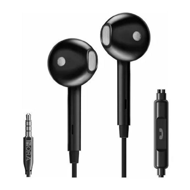 GENERICO - Audífonos in-ear manos libres alámbricos con micrófono 35 negro