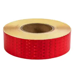 CRONOS - Cinta Reflectante Rojo 5 cm x 45 Mts.